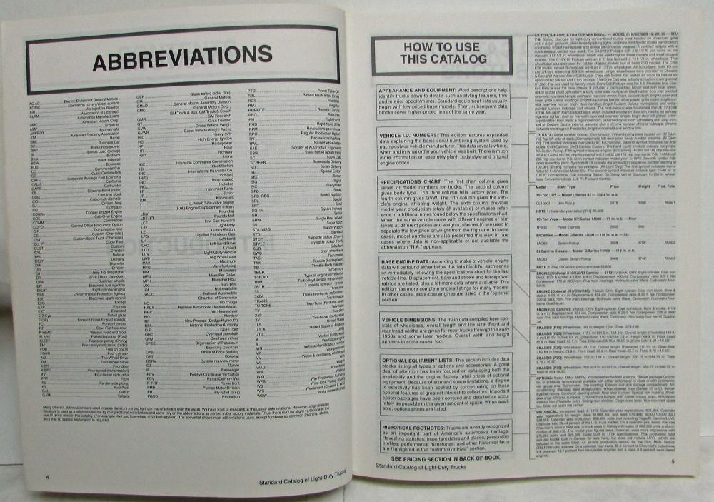 Second Edition Standard Catalog of American LightDuty Trucks 18961986