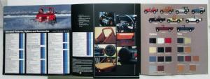 1985 Jeep CJ Scrambler Pickup Options Accessories Sales Brochure