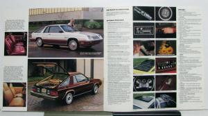 1981 Plymouth TC3 Diagrams Options Sales Brochure
