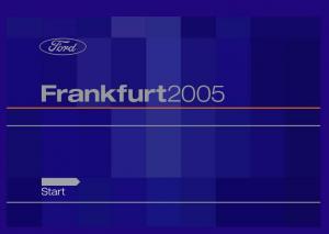 2005 Ford of Europe Media Information Press Kit from Frankfurt Motor Show