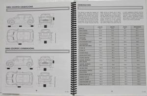 2004 MINI Cooper and Cooper S Product Brief Reference Booklet for Dealerships