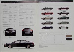 1998 Chrysler and Jeep at Paris Motor Show Media Info Press Kit - French Text
