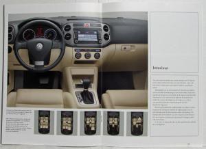 2008 Volkswagen VW Tiguan Sales Brochure - Dutch Text