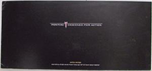 2007 Pontiac GXP High-Performance Series Sales Folder - G6 Torrent Solstice