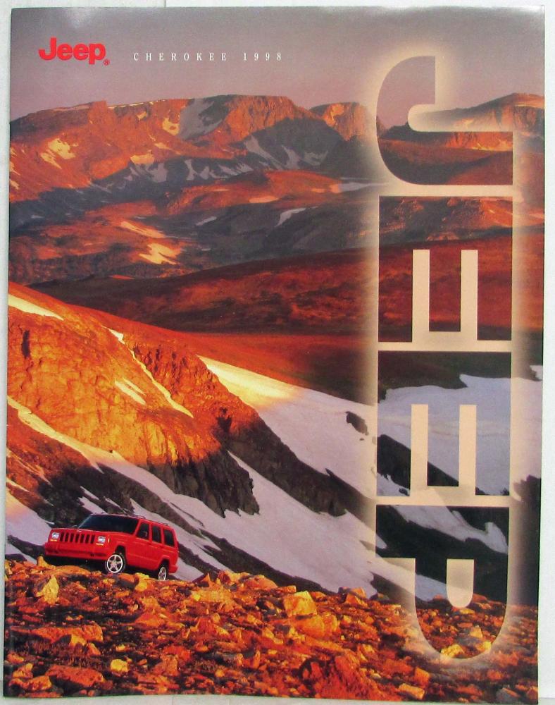 1998 Jeep Cherokee Sales Brochure - CANADIAN Market