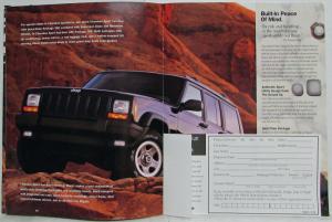 1998 Jeep Cherokee Sales Brochure - CANADIAN Market