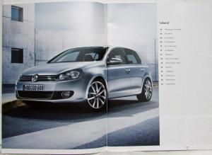 2009 Volkswagen VW Golf VI Sales Brochure - Dutch Text