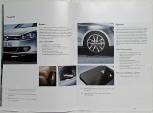 2009 Volkswagen VW Golf VI Sales Brochure - Dutch Text