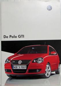 2007 Volkswagen VW Polo GTI Sales Brochure w/ Autostadt Delivery Ad - Dutch Text