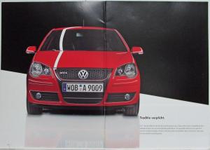 2007 Volkswagen VW Polo GTI Sales Brochure w/ Autostadt Delivery Ad - Dutch Text