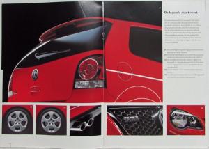 2007 Volkswagen VW Polo GTI Sales Brochure w/ Autostadt Delivery Ad - Dutch Text