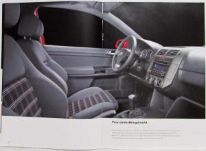 2007 Volkswagen VW Polo GTI Sales Brochure w/ Autostadt Delivery Ad - Dutch Text