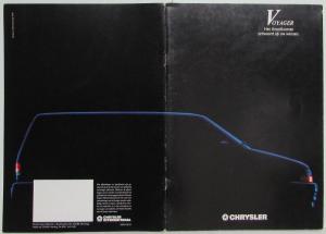 1991 Chrysler Voyager Sales Brochure - Dutch Text