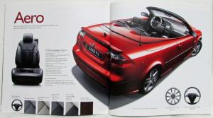 2007 Saab 9-3 Cabriolet Sales Brochure - Italian Text