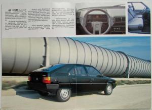 1985 Citroen BX Sales Brochure - Finnish Text