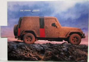 2004 1/2 Jeep Wrangler Unlimited LJ Promotional Slide-Out Ad