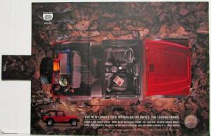 2004 1/2 Jeep Wrangler Unlimited LJ Promotional Slide-Out Ad