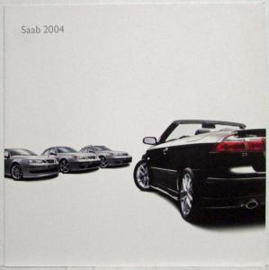 2004 Saab 9-3 and 9-5 Sales Folder Brochure