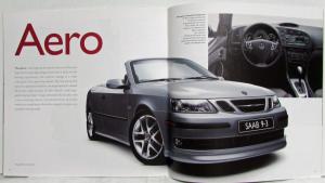 2004 Saab 9-3 Convertible Sales Brochure