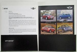 2005 MINI USA Media Information Press Kit with Envelope - NY Auto Show