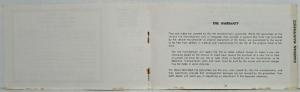 1966 GMC 53 and 71 Series Deisel Truck Owner Protection Plan Booklet