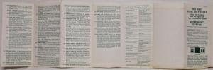 1976 GMC Light Duty Truck Series 1500 and Sprint Emission Maintenance Schedule