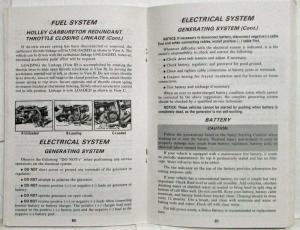 1978 GMC Truck 4500 thru 7500 Gas Except School Bus Owners and Drivers Manual