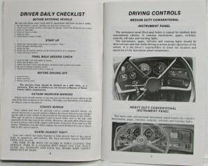 1979 GMC Medium and Heavy Duty Diesel Truck Owners and Drivers Manual