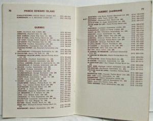 1979 GMC Truck Dealers Drivers Directory US/Canada