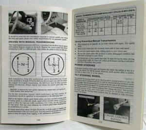1980 GMC Truck Caballero Owners and Drivers Manual