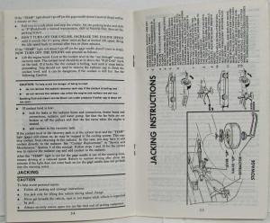 1980 GMC Truck Caballero Owners and Drivers Manual