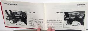 1980 General Motors Passenger Car and Light Truck Towing Instructions Manual