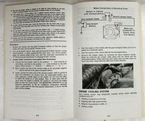 1981 GMC Vandura Gaucho Rally Wagon Rally STX Models Owners and Drivers Manual
