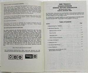 1982 GMC Truck Caballero Owners and Drivers Manual