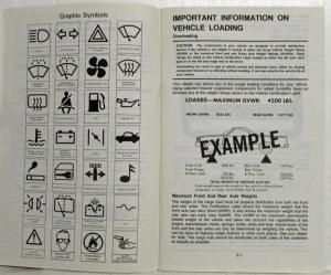 1982 GMC Truck Caballero Owners and Drivers Manual