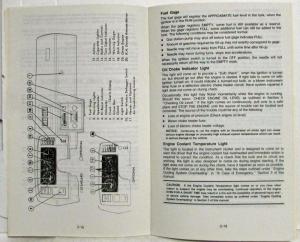 1982 GMC Truck Caballero Owners and Drivers Manual