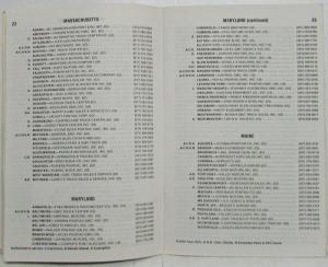 1982 GMC Truck Dealers Drivers Directory US/Canada