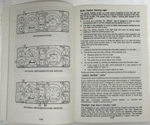 1982 GMC S-15 Truck Owners and Drivers Manual with Spare Wheel Code Change
