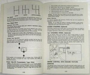 1982 GMC Truck Suburban and Jimmy Owners and Drivers Manual