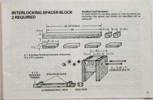 1982 General Motors Passenger Car and Light Truck Towing Instructions Manual