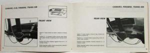 1982 General Motors Passenger Car and Light Truck Towing Instructions Manual