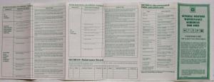 1983 General Motors Passenger Cars with Diesel Engine Maintenance Schedule