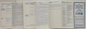 1984 General Motors Maintenance Schedule for Light Duty Truck 6.2L Diesel Engine