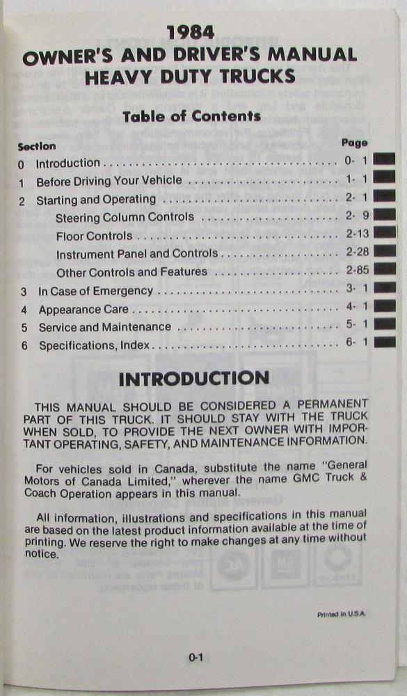 1984 CHEVY TRUCK SERVICE MANUAL PDF visual data 3