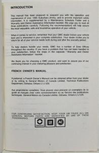 1984 GMC Truck Jimmy and Suburban Owners and Drivers Manual