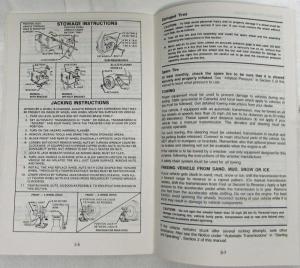 1984 GMC Truck Jimmy and Suburban Owners and Drivers Manual