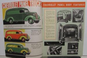 1939 Chevrolet Truck Panel Express Pickup Truck Stake COE Woody Sales Brochure