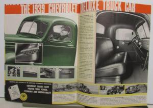 1939 Chevrolet Truck Panel Express Pickup Truck Stake COE Woody Sales Brochure