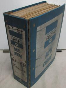 1963-1968 Dodge Truck Dealer Parts Catalog Book A100 Pickup 4WD Medium HD All