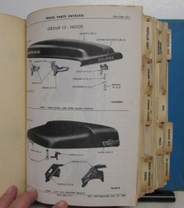 1963-1968 Dodge Truck Dealer Parts Catalog Book A100 Pickup 4WD Medium HD All